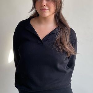 Djerf Avenue getaway top in black